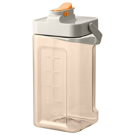 

KQJQS 3.5L Large Capacity Plastic Beverage Dispenser Drink Dispenser With Tap Ice Lemonade Container With Lid Fruit Teapot Lemonade Milk Bucket Drink