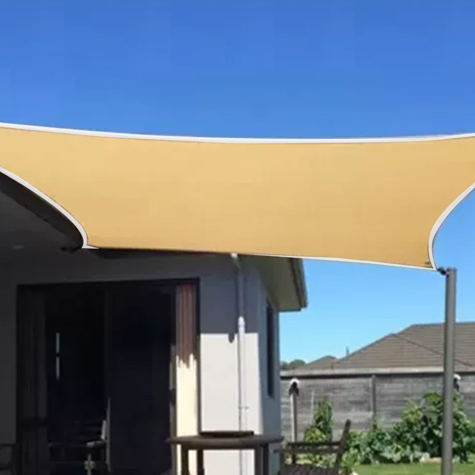 FDGIU Sun Shade 90% Shade Fabric Sun Shade Cloth Privacy Screen With Reinforced Grommets For Outdoor Patio Garden Pergola Cover Outdoor Sun Awning