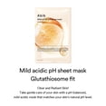 thumbnail image 2 of Mascarilla Facial Abib Ácido Suave pH Glutathiosome Fit (10 Hojas), 2 of 9