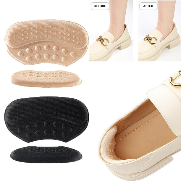 Heel Grips Liner Cushions Inserts for Loose Shoes, Heel Pads Snugs for
