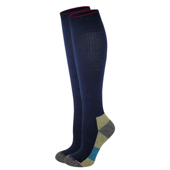 Dr. Motion Women Outdoor Half-Cushion 8-15 mmHg Compression Knee High Socks (1 Pair)