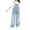 Blue, variant on YunPes Baby Clothes Girls Denim Overalls With Heart Embroidery Light Wash Wide Leg Adjustable Suspender Pants for Kids 1-11Y