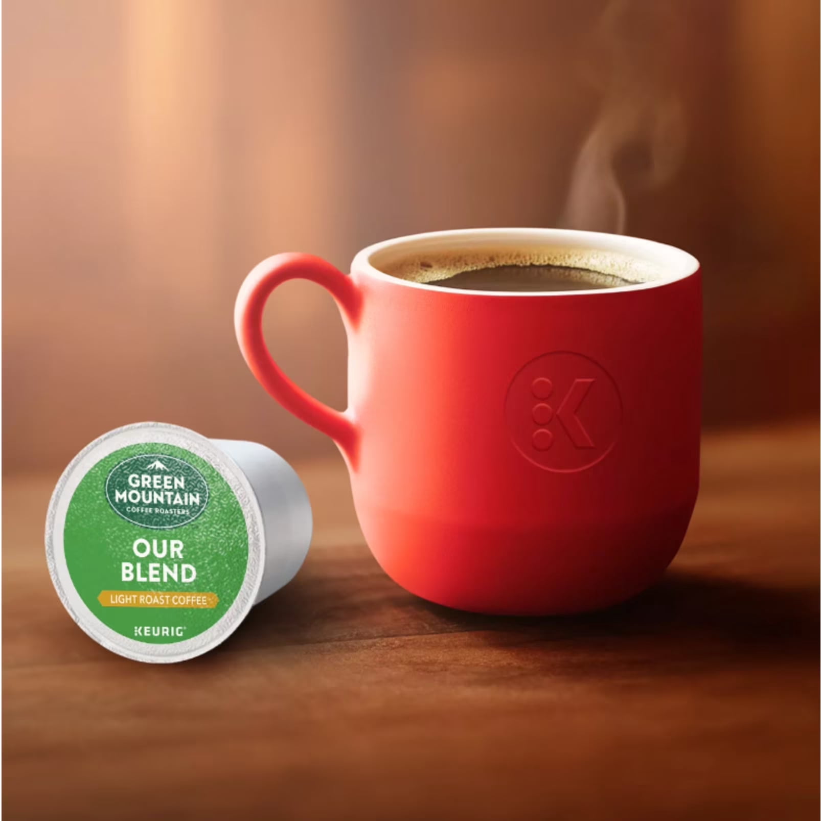 Green Mountain Coffee Our Blend K-Cup Pods, Light Roast, 24 Count for Keurig Brewers