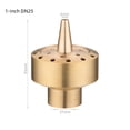 thumbnail image 5 of Premium Bronze Double-Layer Flower Column Fountain Nozzle - 2 Inch Size for Versatile Water Features in Gardens, Squares, Hotels & Ponds | Music Fountain Compatible, Enhances Aesthetic & Functional, 5 of 5
