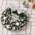 thumbnail image 4 of hirigin Artificial Christmas Wreath with Christmas Balls Front Door Wreath Garland for Home Holiday Party New Year Decor, 4 of 7