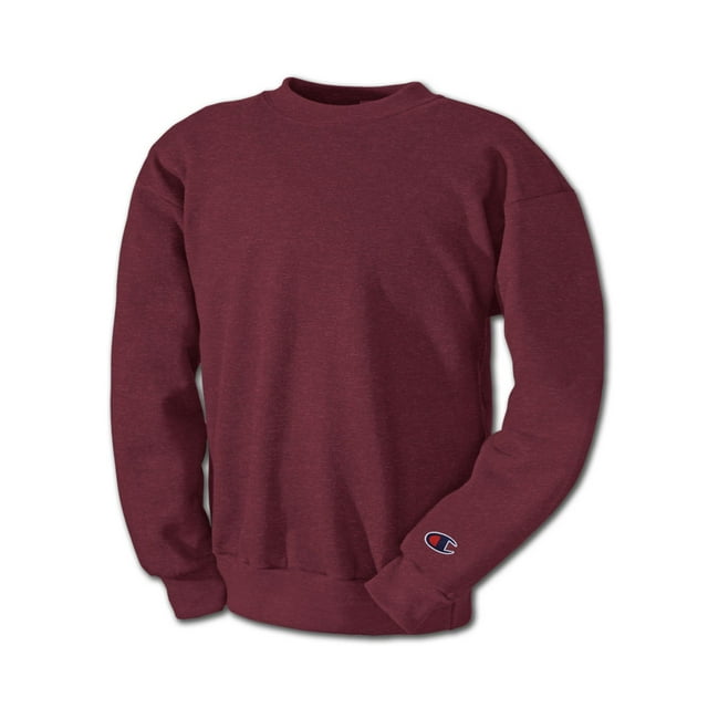 Champion Chandail Molletonné Éco Double Dry pour Homme, TG, Bordeaux Chiné