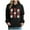 Z-Black, variant on SnZhen Christmas Women's Hoodies Fashion Printed Pocket Long Sleeved Hooded Comfortable Sweatshirt Tops Z-Black L