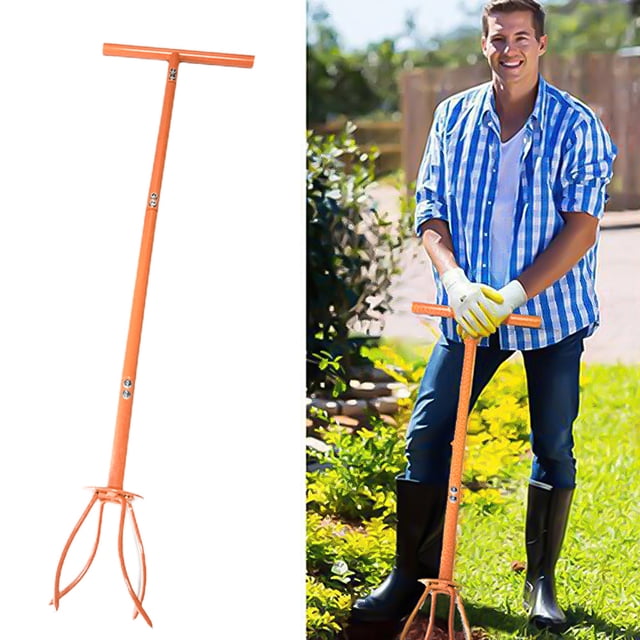 Cultivador Manual Jardinería Acero para Camas Y Cajas Plantas
