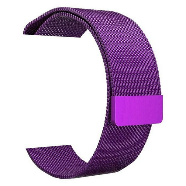 Banda Económica VentDepot para Apple Watch Milanese Colors 38/40/41mm ML Morado S123456SE789 Acero Inoxidable