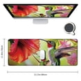 thumbnail image 2 of Heduofu Hummingbird Flowers Mouse Pad Non-Slip Rubber Mousepad 31.5x11.8 in, 2 of 6