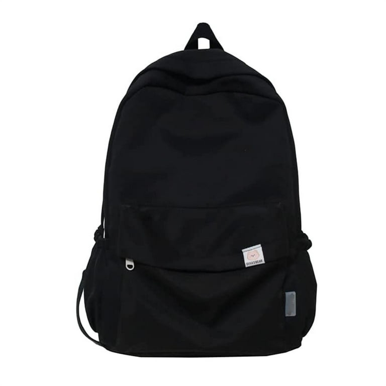 korean style nylon backpack girls waterproof school bag travel bag with  charging port,school girls backpack