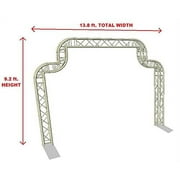 Cedarslink Rounded Complete Square Aluminum Truss Goal Post Lighting System DJ Lights Speakers