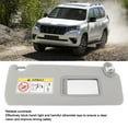 thumbnail image 3 of Driver Side Gray Sun Visor with Mirror, Sun Blocking Shield Board for Land Cruiser  2010-2023 LHD, 3 of 7