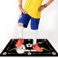 thumbnail image 4 of Diatomite Soccer Training Mat - 24x35 Inch Non-Slip Football Practice Pad, Indoor Quiet Footwork Exercise Mat for Home Use, Dirt Resistant Skills Development Mat, 4 of 7