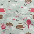 thumbnail image 1 of oneOone Cotton Poplin Dusty Green Fabric Kids Diy Clothing Quilting Fabric Print Fabric By Yard 56 Inch Wide, 1 of 4