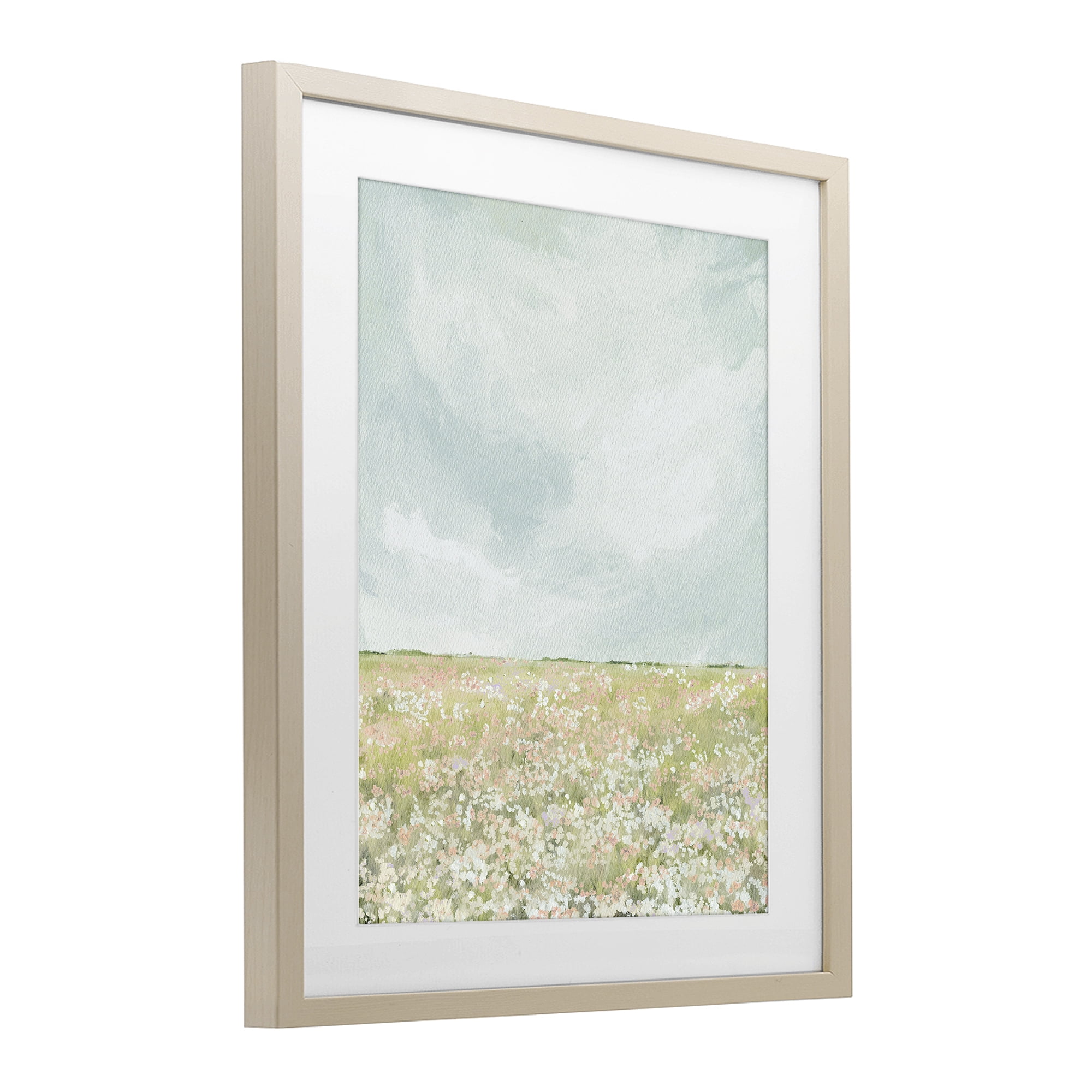 Stupell Industries Budding Field In Spring Birch Framed Print Under Glass, design by Leah Straatsma