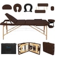 thumbnail image 4 of Cama de Masaje Onof  MB-001 Portatil SPA Profesional - Chocolate, 4 of 7