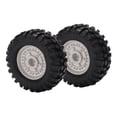 thumbnail image 1 of 2 unids 1,9 pulgadas metal rueda Llantas hubs y 96mm neumáticos de goma para Tamiya cc01 d90 RC Coche, 1 of 8