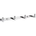 thumbnail image 1 of Gancho de pared sencillo de acero inoxidable para toallas, albornoces, ropa y paños de cocina, ideal para baño, inodoro, sala de estar y cocina. 4 ganchos de 22 cm., 1 of 1