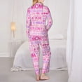 thumbnail image 6 of Goofa Best Mom ever Printed Women’s 2 Piece Pajama Set Super,Pajamas Women's Long Sleeve Sleepwear Soft Button Down Loungewear Pjs Lounge Set Nightwear-XX-Large, 6 of 9