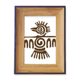 thumbnail image 1 of Bald Eagle antigua civilización mexicana Mexico totems Marco de imagen marco de escritorio, 1 of 4