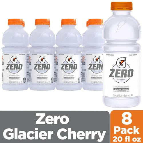 Gatorade Zero Sugar Thirst Quencher Sports Drink, Glacier Cherry, 20 Fl Oz (Pack Of 8) - Pack of 2