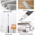 thumbnail image 4 of Under Furniture Cleaning Tool, Retractable Gap Dust Cleaner with Removable Washable Microfiber Cloths, Bendable for Tight Spaces (Flexible Up to 55in, Extension Pole Adjustable Length), 4 of 6