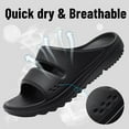 thumbnail image 6 of Litfun Slide Sandals for Women, Thick Sole Non-Slip Slide Slippers with Arch Support, Black, 6 of 9
