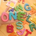 thumbnail image 2 of 26 Letters Wooden Cartoon Fridge kid Baby Educational Toy, 2 of 8