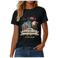 thumbnail image 4 of COMVALUE USA 250 Years of Independence Heritage T-Shirt 1776-2026 Anniversary (Black, XXL), 4 of 8