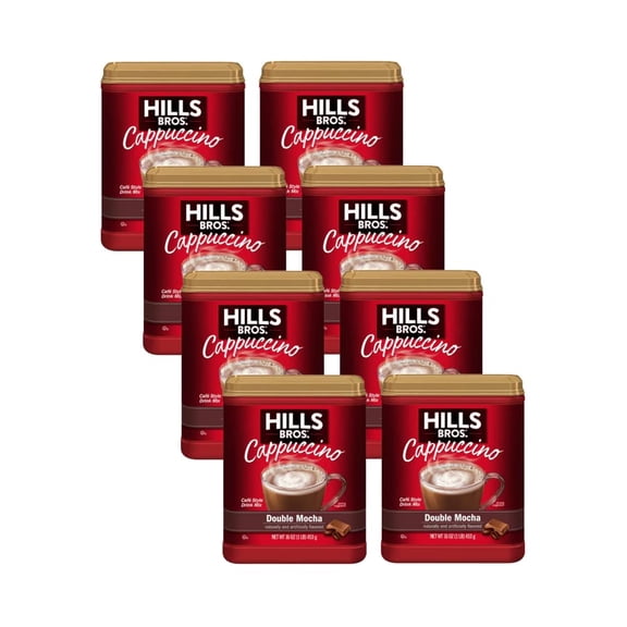Hills Bros. Cappucinno, Double Mocha (16 Ounce (Pack Of 8))