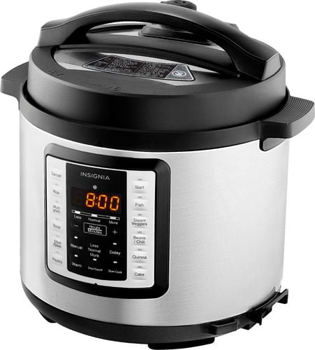Insignia 6-quart Stainless Steel Pressure Cooker Pot for sale online 
