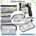 thumbnail image 4 of Nylon Fish Mouth Pencil Case with Large Capacity Zipper Pencil Pouch Cute Otters in Various Poses Pencil Bag Organizers, 4 of 7
