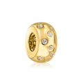 thumbnail image 4 of Ross-Simons 0.20 ct. t.w. Scattered Lab-Grown Diamond Bead Charm in 18kt Gold Over Sterling, Women's, Adult, 4 of 7