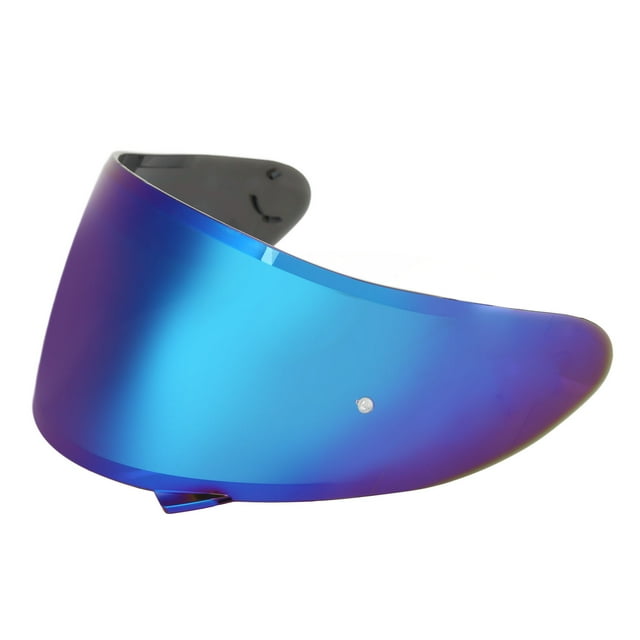 Helmet Face Visor, Flexible Fashionable Motorcycle Helmet Visor For Outdoor Blue Colorful