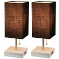 thumbnail image 2 of Simple Designs Petite Stick Lamp with USB Charging Port - Set of 2, 2 of 11