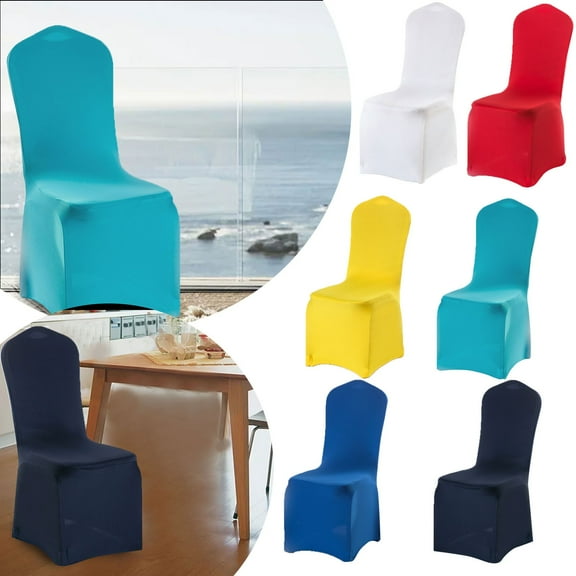 Banquet Hotel Chair Cover Home Stretch Chair Cover (1Pc) Thickened Stretch Chair Cover for Dining Room Banquet Wedding 1 Piece Sofa Cover