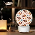 thumbnail image 6 of Daiia Forest Squirrel Nuts Pattern Acrylic Night Light, LED Touch Light, Bedroom Night Light, Soft Glowing Lamp Perfect Gift for Mother's Day, Birthday, or Christmas, 6 of 9