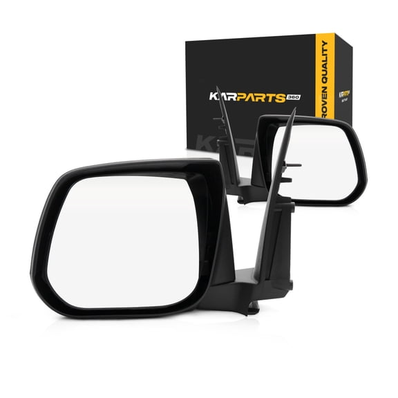 KarParts360 For GMC Canyon 2015 2016 2017 Door Mirror Driver And Passenger Side | Pair | Manual Folding | Non-Heated | Textured | Replacement For GM1320478, GM1321478 | 23408220, 23408237