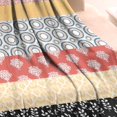 thumbnail image 3 of Colorful Geometric Striped Pattern Blanket,Comfortable Soft Flannel Throw Blanket,All Season,Warm Lightweight Blankets for Sofa Bed Couch Living Room Chair,30"x40", 3 of 4