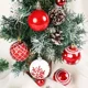 thumbnail image 3 of 16/30/36 piezas de adornos de bolas de Navidad con formas especiales para decoración de fiestas de árboles de Navidad, colgantes de esferas navideñas, bolas de regalo para fiestas, 3 of 4