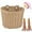 Brown, variant on Kids Bike Basket Front: Handwoven Wicker Bicycle Basket, Bike Bell & Ribbons Tassels Bike Accessories for Kids, Fits Most Bicycle, Balance Bike, Tricycle,Scooter