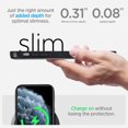 thumbnail image 4 of ELEHOLD Case for iPhone 11 Pro Max, Luxury PU Leather Anti-Scratch Magnetic Case with Invisible Kickstand for MagSafe Accessory,Black, 4 of 8