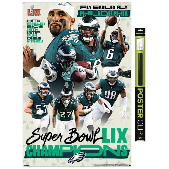 NFL Philadelphia Eagles - Champions du Super Bowl LIX