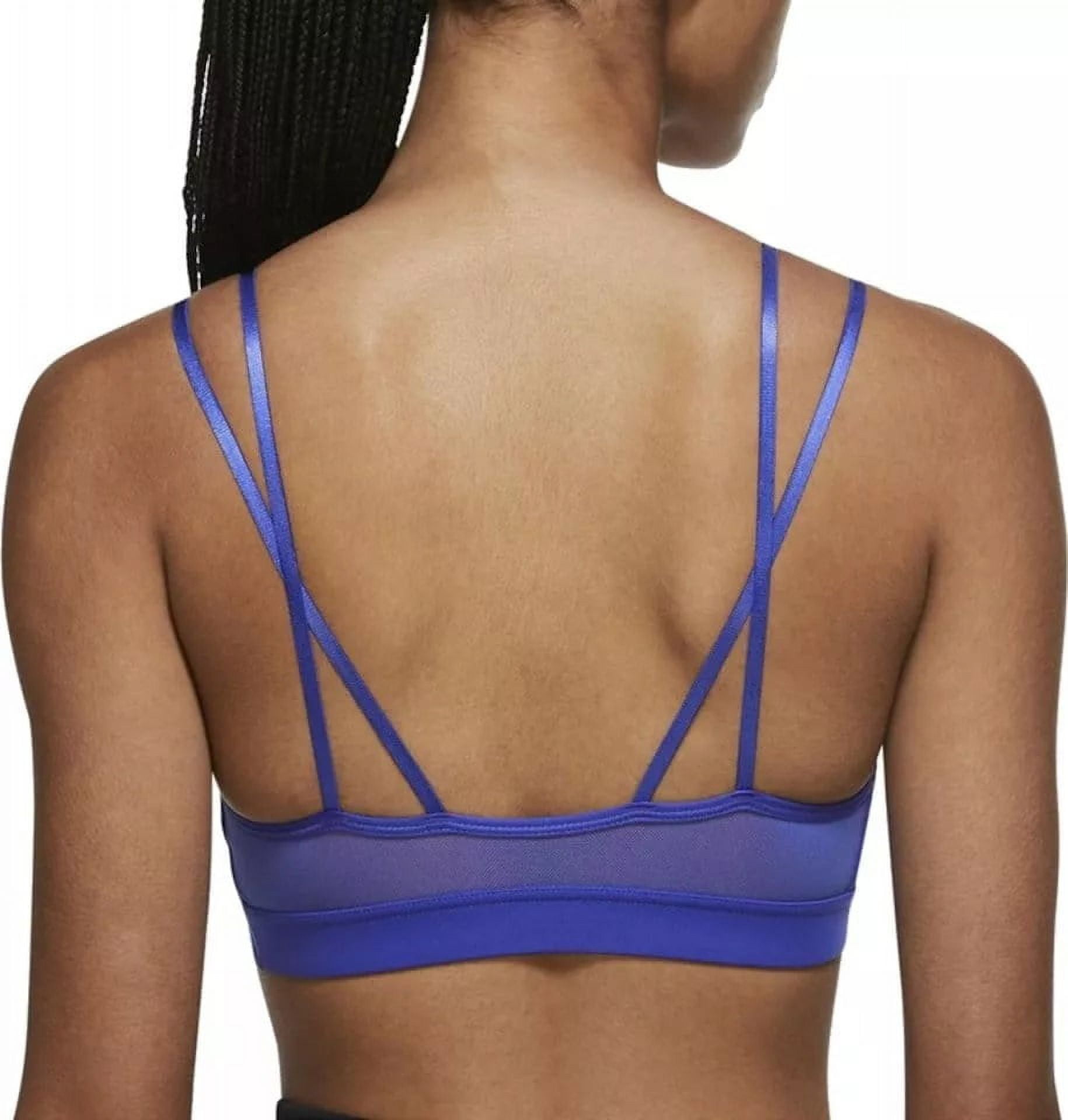 Nike Women's Strappy Sports Bra Blue Size Medium 