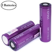 Efest IMR 21700 4000mAh 30A 3.7V Rechargeable High Drain Flat Top Battery (2 Pack)