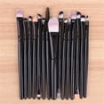 thumbnail image 6 of 15 Pcs Makeup Brushes Set Foundation Blending Blusher Concealer Brow Eye Shadow Brushes Synthetic Fiber Makeup Brush Set, 6 of 13