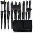 thumbnail image 1 of XINQIHANG Makeup Brushes 32pcs, Professional Makeup Brush Set, Kabuki Face Eyes Shadow Eyeliner Foundation Blush Lip Powder Liquid Cream Blending Brushes (BLACK) Black, 1 of 6
