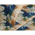 thumbnail image 3 of Ambesonne Floral Quilted Coverlet 2 Pcs, Vintage Flowers Art Nouveau, Twin Size, Peach Amber Teal, 3 of 4