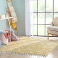 thumbnail image 5 of Well Woven Kosme Yellow Geometric Star Pattern Stain-resistant Area Rug 5x7 (5'3" x 7'3"), 5 of 7
